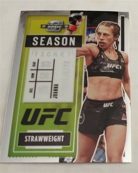 2021 Panini Chronicles UFC Contenders Optic Season Ticket 279 Joanna