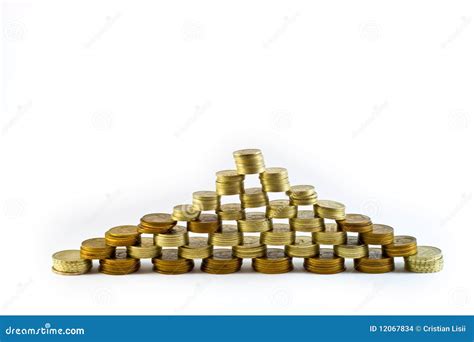 financial pyramid stock photo image  investment unstable