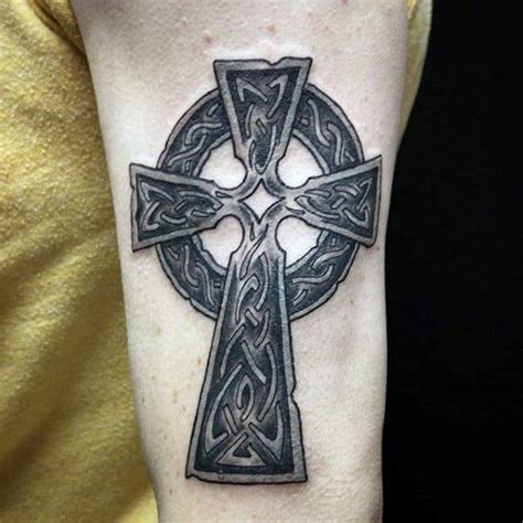 Celtic Cross Chest Tattoos