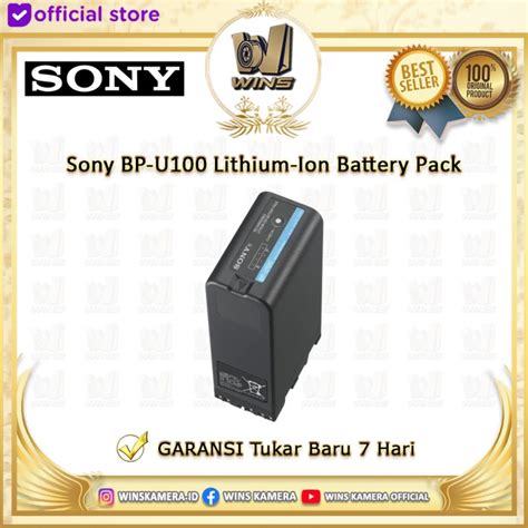 Promo Sony Bp U100 Lithium Ion Battery Pack Cicil 0 3x Jakarta Utara