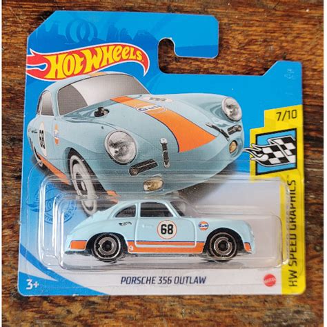 Hot Wheels Porsche Outlaw Gulf Azul HW Speed Graphics Lacrado Main Line