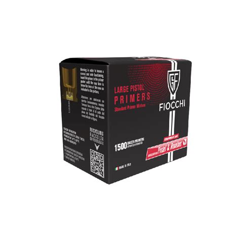 Fiocchi Small Pistol Primers Powder Valley