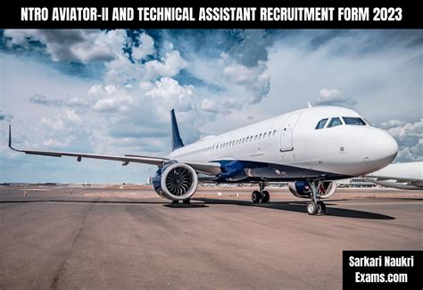 Ntro Aviator Ii And Technical Assistant Recruitment Form