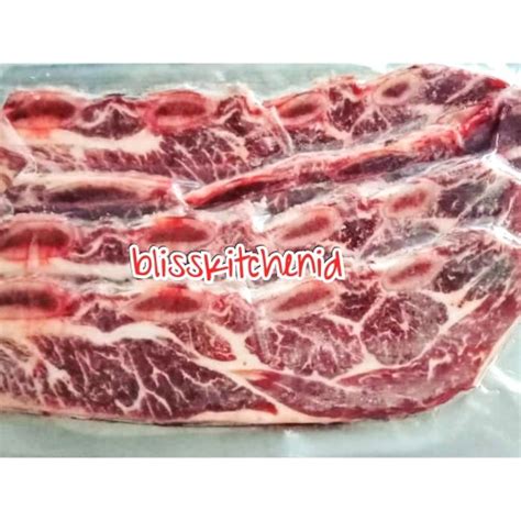 Jual Iga Sapi Us Chuck Short Ribs Bonein Beef Kalbi Galbi 1cm