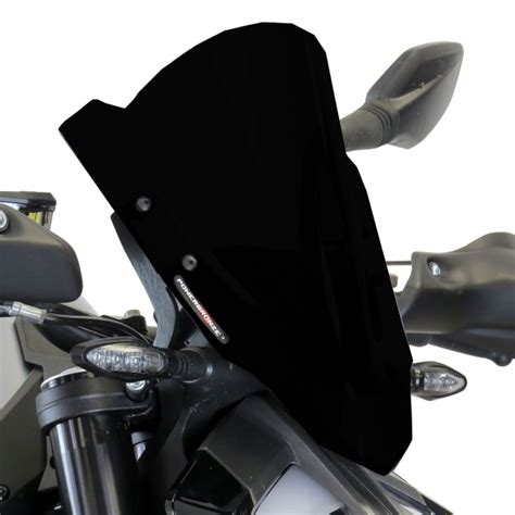 Powerbronze High Naked Solid Black Screen Ktm Duke 790 R 2018 2020