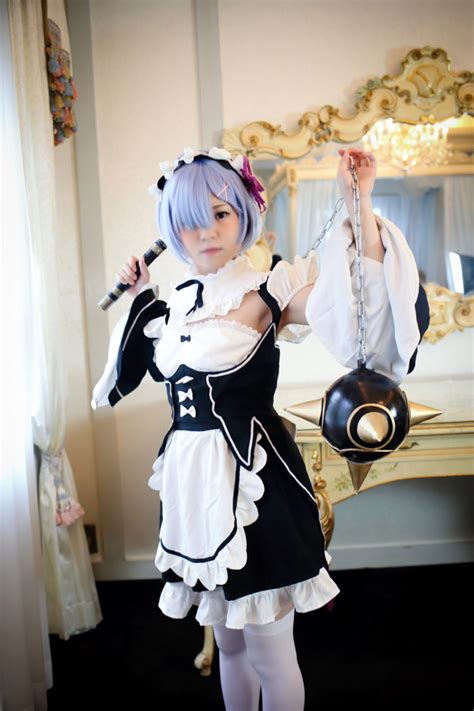 Sexy Rem Ero Cosplay Has Pussy Keyhole Lingerie Sankaku Complex