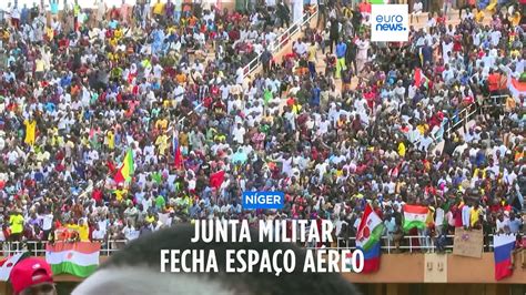 Junta militar fecha espaço aéreo do Níger Vídeo Dailymotion