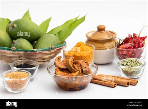 Mango Pickle Also Known As Aam Ka Achar Aam Chunda Maagaya Avakaya