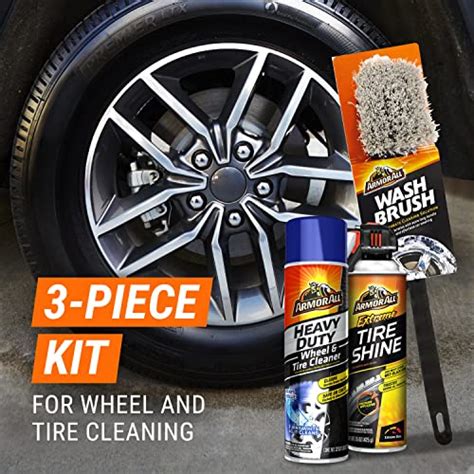 Armor All Wheel And Tire Cleaner And Tire Shine Kit Heavy Duty Car