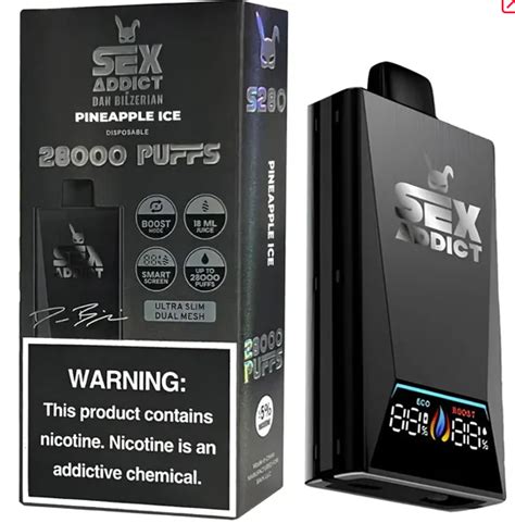 Sex Addict S280 By Dan Bilzerian 28 000 Puffs Pineapple Ice Mundo Vape