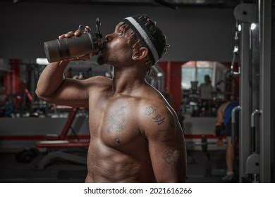 African American Athletic Man Naked Torso Stock Photo 2021616266 Shutterstock