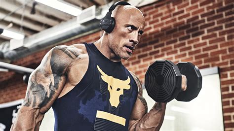 Dwayne Johnson Working Out 8k 356 Wallpaper Pc Desktop