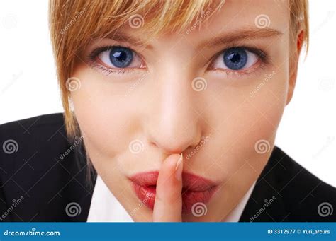 Shh Secret Stock Image Image Of Lips Shhh Isolated 3312977