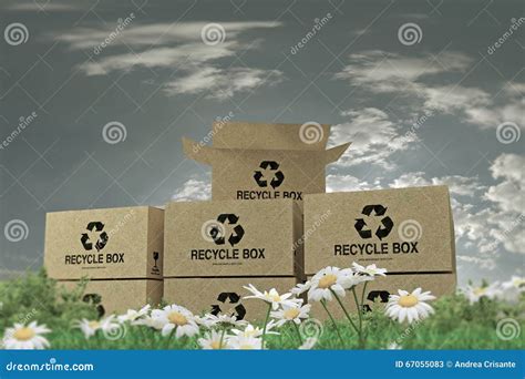 Recycle Boxes Stock Illustration Illustration Of Environment 67055083