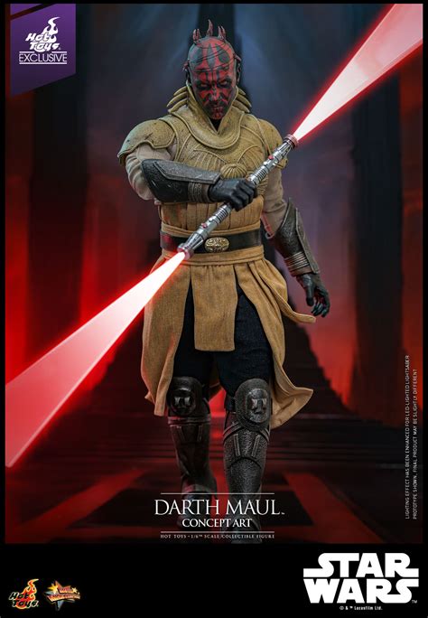 Star Wars The Phantom Menace Hot Toys Darth Maul Concept Art Version The Toyark News
