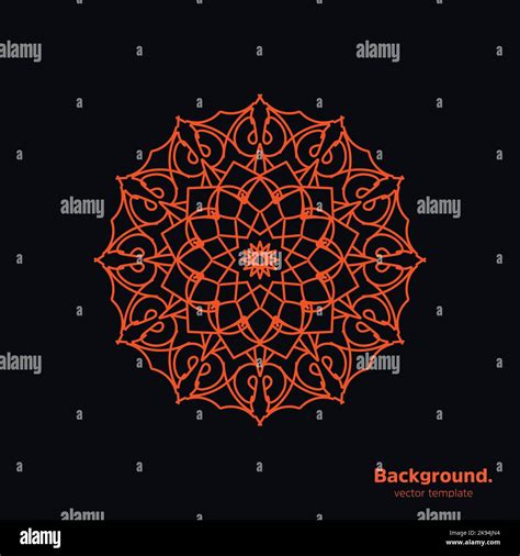 A vector with a beautiful red design and text on a dark background