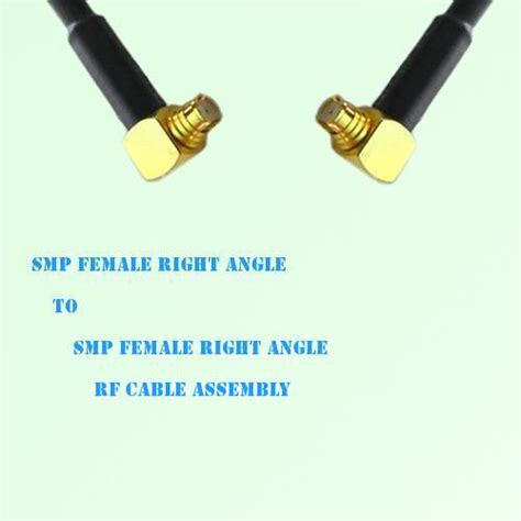 Smp Female Right Angle To Smp Female Right Angle Rf Cable Assembly