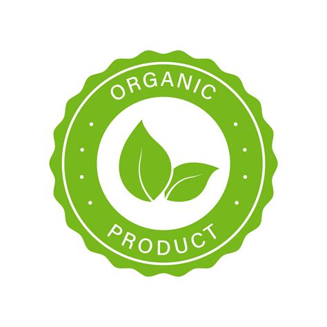 Organic Product Leaf Icon Natural Bio Healthy Eco Food Logo Bio