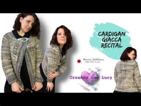 Cardigan Uncinetto Top Down Facilissimo Cardigan Recital Youtube