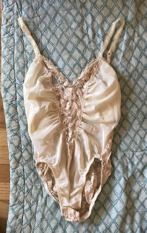 Nude Lace Lingerie Bodysuit Gem