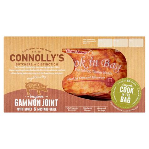 Connolly's Gammon Joint with Honey & Mustard Glaze 700g | Bacon ...