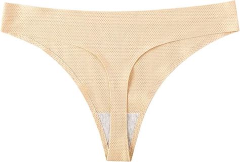 Seamless Thongs For Women D Printed Tangas Low Rise Breathable Bikini Panties Cheeky Underwear