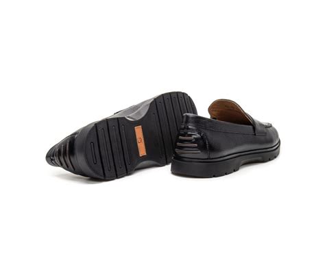 Mocassim Loafer Masculino Veneto Em Couro Preto Savelli Savelli Cal Ados