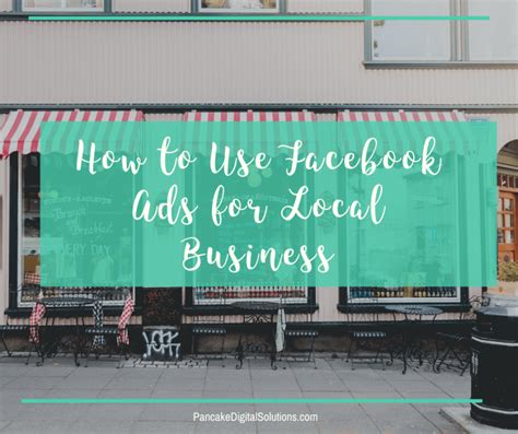 facebook ads  local business pancake digital solutions