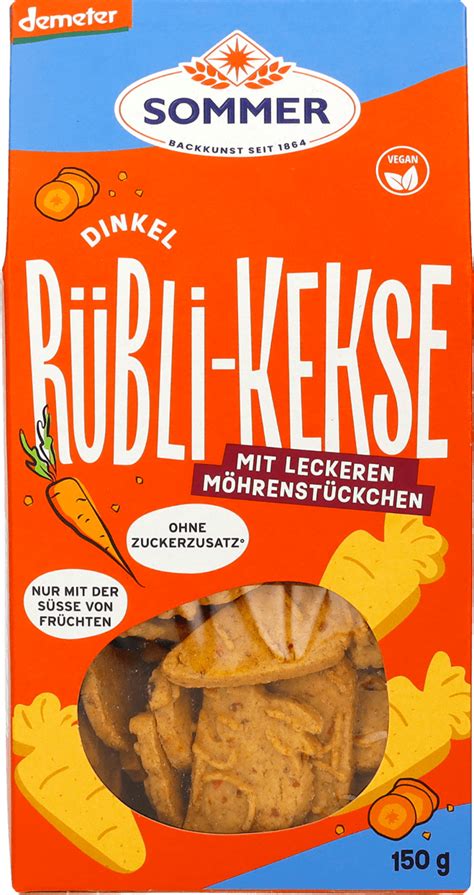 SOMMER Dinkelkekse Rübli 150 g dm at