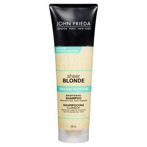 John Frieda Sheer Blonde Highlight Activating Brightening Shampoo With