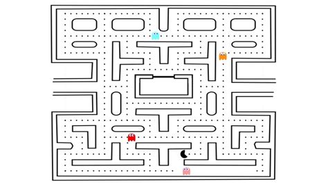 Printable Pacman Maze - Printable Mazes Free