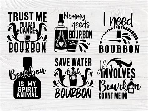 Bourbon Svg Bundle Drinking Svg Cricut Cut Files So Fontsy