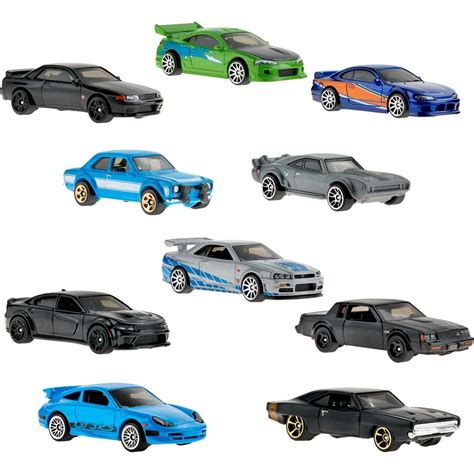 Mattel Hot Wheels Tematický angličák Rychle a zběsile 10 ks 4KIDS cz