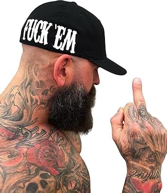 Amazon Fuck EM Flexfit Cotton Side Style HAT Clothing Shoes