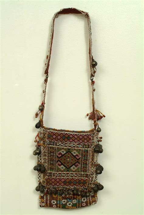 Bagobo Beaded Bag The Philippine Island Of Mindanao 19th C Abaca