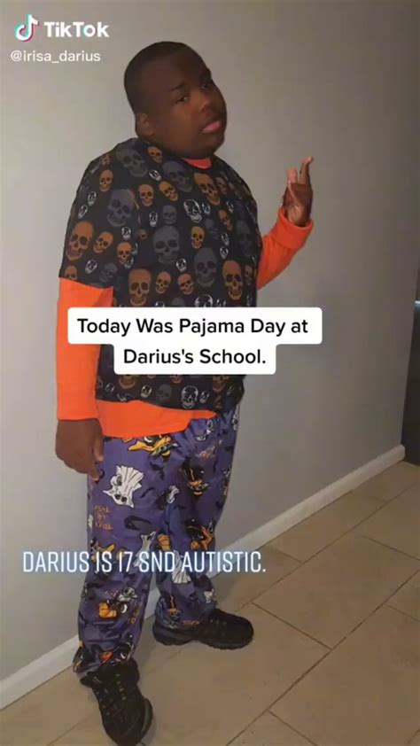 Tiktok Today Was Pajama Day At Dariuss School Va Ifunny