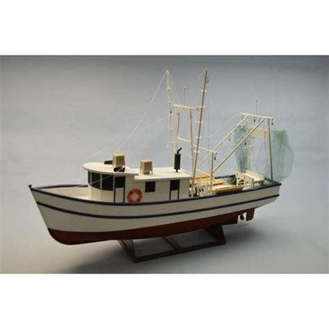 Dumas Products Inc Rusty The Shrimp Boat Model Kit | Woodcraft | Shrimp