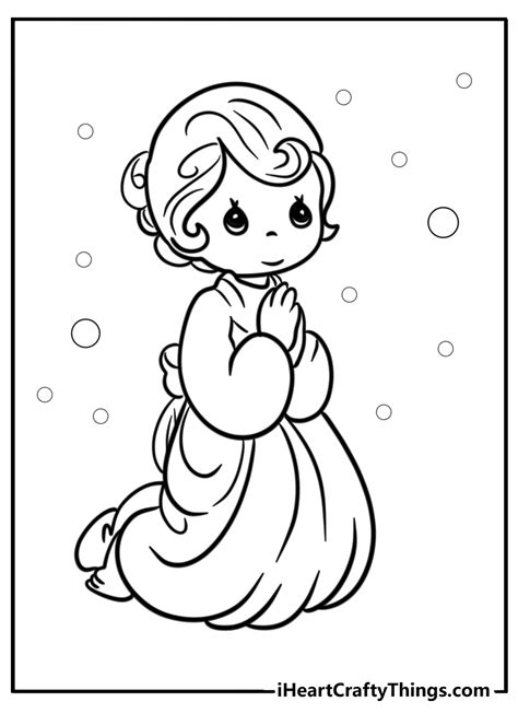 Precious Moments Angels Coloring Precious Moments Angel By