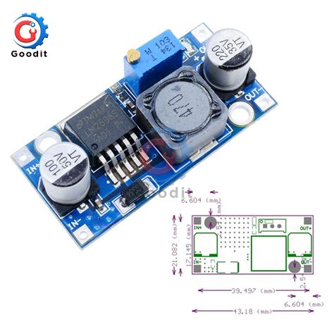 Lm2596s Dc-dc Step Down Power Supply Module 3a Adjustable Module Lm2596