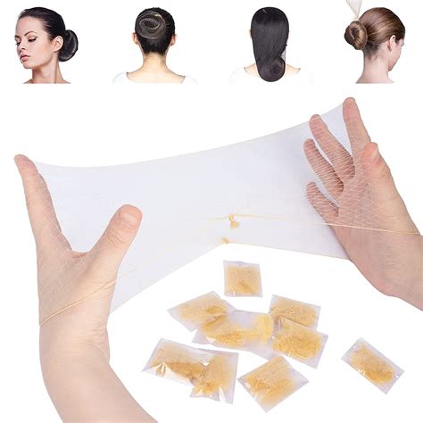 Pack Of Pcs Hair Nets Invisible Elastic Edge Mesh Cm Blonde Walmart