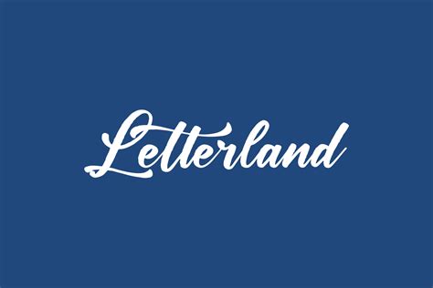 Letterland | Fonts Shmonts
