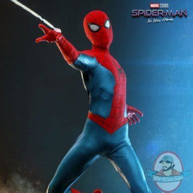 1 6 Spider Man No Way Home Spider Man New Suit Hot Toys MMS679 912036 Man Of Action Figures
