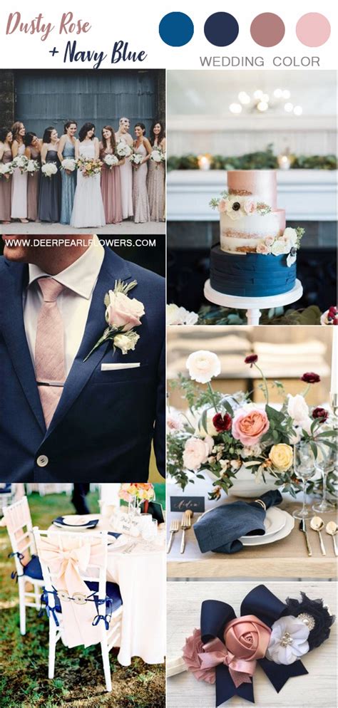 Top 6 Dusty Rose Wedding Color Palette Inspiration Deer Pearl Flowers