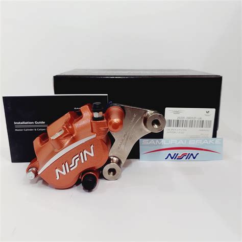CALIPER KALIPER NISSIN SAMURAI 2P BRONZE(PERUNGGU) JUPITER RXKING 220MM