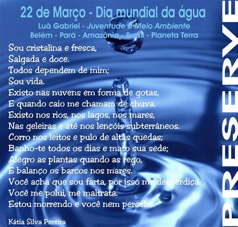 Frases Sobre O Dia Da Agua - FDPLEARN
