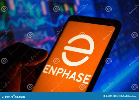 February 9 2022 Brazil In This Photo Illustration The Enphase Energy Logo Seen Displayed On A