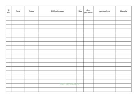 Журнал предрейсового, предсменного медицинского осмотра водителей ...