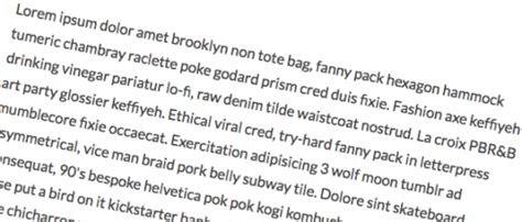 hipster ipsum     favorite lorem ipsum generator