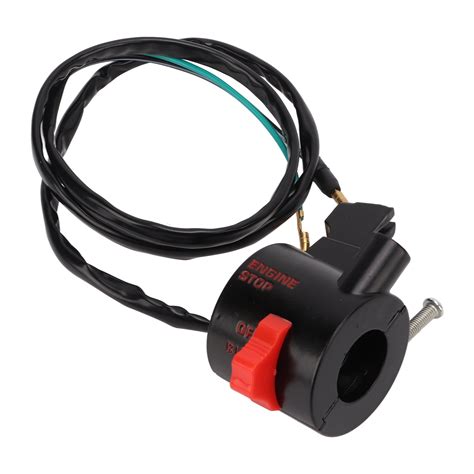 Motorbike Right Handlebar Kill Stop Switch With Throttle Housing