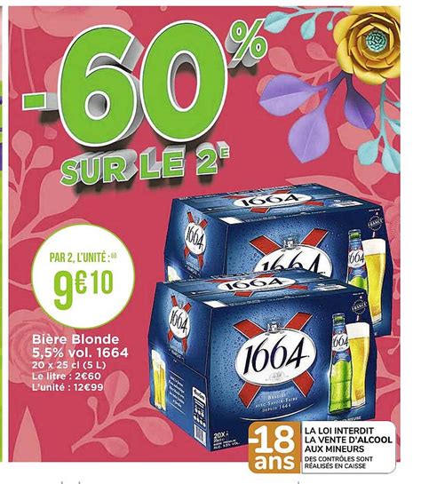 Promo Bière Blonde Vol chez Supermarchés iCatalogue fr